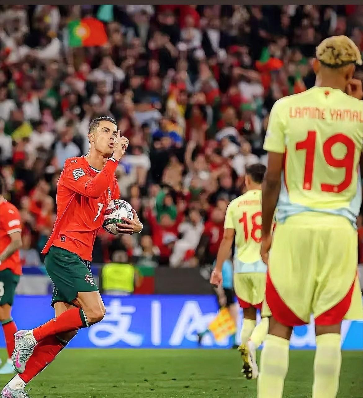 荷兰队在对阵葡萄牙队时取得胜利