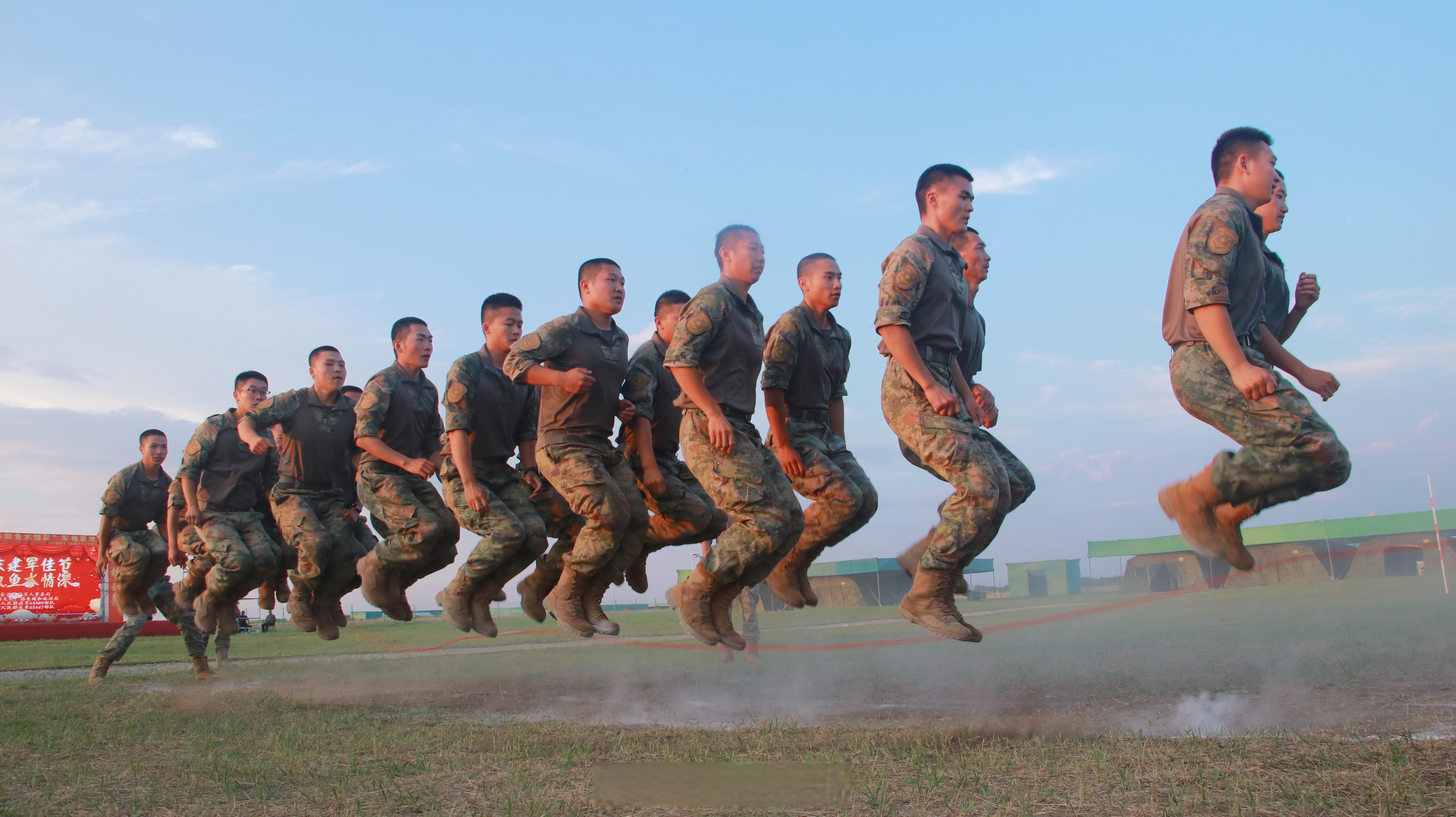 球队临近军备，士气高昂状态
